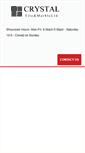 Mobile Screenshot of crystaltilemarble.com
